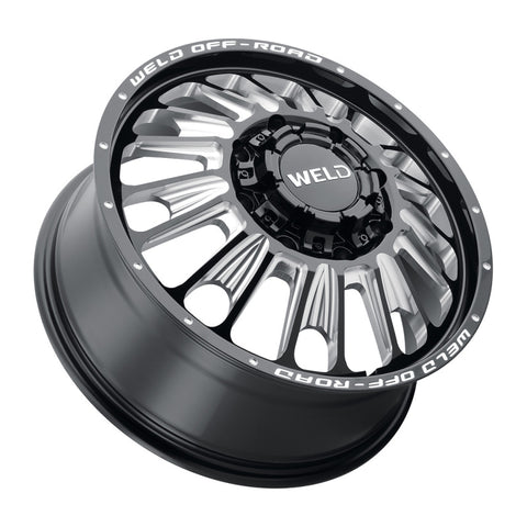 Weld Off-Road W121 20X8.25 Scorch Outer 8X210 ET-246 BS-4.92 Gloss Black MIL 154.3