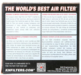 K&N Filter Universal Rubber Filter Oval Tapered 4in Base O/S L x 3.5in Top O/S L x 2.75in H