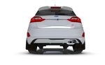 Rally Armor 18-22 Ford Fiesta ST MK8 Black UR Mud Flap w/ White Logo