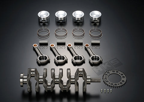 HKS 08-10 EVO X 4B11 Stroker Kit w/ Forged Pistons Crank & I-Beam Conrods