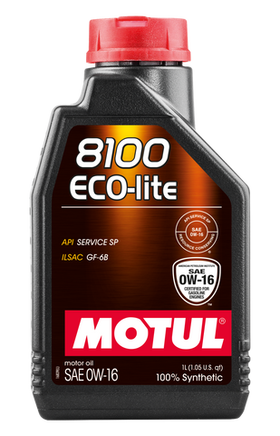 Motul 1L Synthetic Engine Oil 8100 0W16 Eco-Lite