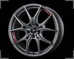 Gram Lights 57FXZ Overseas 19x8.5 +36 5-120 Matte Graphite w/Machining Wheel