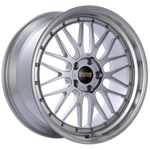BBS LM 19x8.5 5x120 ET18 Diamond Silver Center Diamond Cut Lip Wheel - 82mm PFS Required