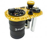 Fuelab Quick Service Surge Tank w/No Lift Pump & Twin Screw 600LPH Brushless Pump - Gold