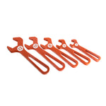 DeatschWerks T6061 AN Hose End Wrench Set (Sizes 4, 6, 8, 10,12)