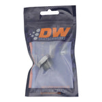 DeatschWerks 10AN ORB Male Plug Fitting with 1/8in NPT Gauge Port - Anodized DW Titanium