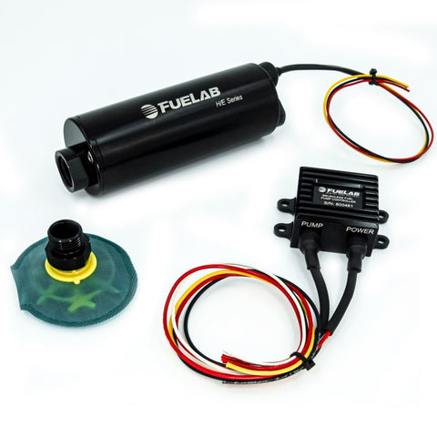 Fuelab In-Tank Twin Screw Brushless Fuel Pump Kit w/Remote Mount Controller/65 Micron - 400 LPH