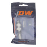 DeatschWerks 6AN Male Flare to Straight 3/8in Single Hose Barb - Anodized DW Titanium