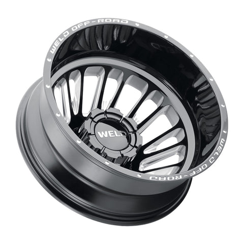 Weld Off-Road W121 20X8.25 Scorch Outer 8X165.1 ET-240 BS-4.67 Gloss Black MIL 121.6