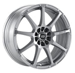 Enkei EDR9 16x7 4x100/114.3 45mm Offset 72.6 Bore Diameter Silver Wheel