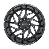 Weld Off-Road W117 22X10 Fulcrum 5X127 5X139.7 ET-18 BS4.75 Gloss Black MIL 87.1