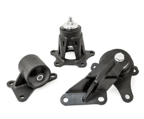 Innovative 98-02 Accord H-Series Black Steel Mounts 75A Bushings (Auto Chassis Auto Trans)