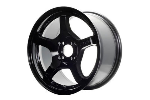 Gram Lights 57CR 18x7.5 +40 5-100 Glossy Black Wheel