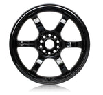 Gram Lights 57CR 18x9.5 +12 5x114.3 Gloss Black Wheel