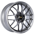 BBS RS-GT 18x8.5 5x120 ET38 CB72.5 Diamond Black Center Diamond Cut Lip Wheel