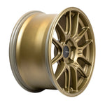 Enkei GTC02 18x9 5x112 25mm Offset 66.5mm Bore Titanium Gold Wheel