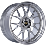 BBS LM-R 21x10 5x120 ET35 Diamond Silver Center Diamond Cut Lip Wheel -82mm PFS/Clip Required