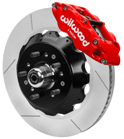 Wilwood 70-81 FBody/75-79 A&XBody FNSL6R Frt BBK 14in Rtr Red Calipers Use w/ Pro Drop Spindle