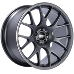 BBS CH-R 20x10.5 5x112 ET25 Satin Titanium Polished Rim Protector Wheel -82mm PFS/Clip Required