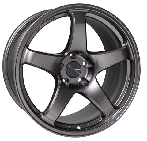 Enkei PF05 18x8.5 45mm Offset 5x114.3 75mm Bore Dark Silver Wheel