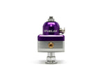 Fuelab 575 High Pressure Adjustable Mini FPR Blocking 25-65 PSI (1) -6AN In (2) -6AN Out - Purple