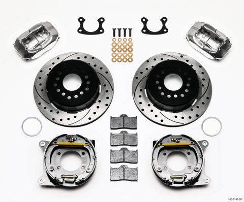 Wilwood Forged Dynalite P/S P-B Kit Drilled Polished Small Ford 2.66in Offset