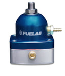Fuelab 545 TBI Adjustable Mini FPR In-Line 10-25 PSI (1) -6AN In (1) -6AN Return - Blue