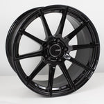 Enkei TS10 18x8 5x114.3 50mm Offset 72.6mm Bore Black Wheel