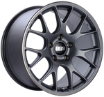 BBS CH-R 19x11 5x130 ET56 CB71.6 Satin Titanium Polished Rim Protector Wheel