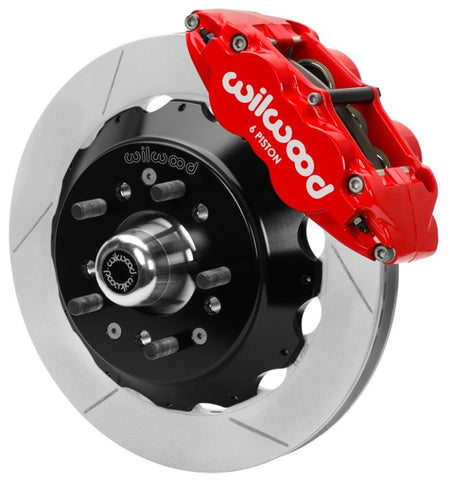 Wilwood 70-81 FBody/75-79 A&XBody FNSL6R Frt Brk Kit 12.88in Rtr Red Caliper Use w/ Pro Drop Spindle