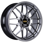 BBS RG-R 18x8.5 5x120 ET22 Diamond Black Wheel -82mm PFS/Clip Required
