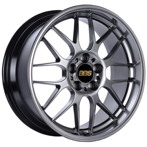 BBS RG-R 18x8.5 5x120 ET22 Diamond Black Wheel -82mm PFS/Clip Required