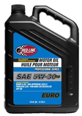Red Line Pro-Series Euro 5W30 TD Motor Oil - Quart
