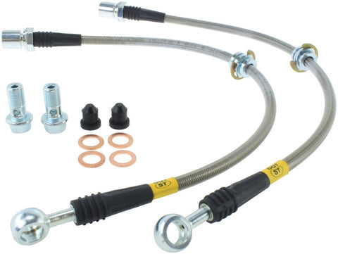 StopTech Stainless Steel Front Brake Lines 91-95 Toyota MR2
