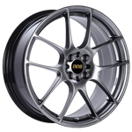BBS RF 18x7.5 4x100 ET48 Diamond Black Wheel -70mm PFS/Clip Required