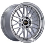 BBS LM 19x10 5x120 ET25 Diamond Silver Center Diamond Cut Lip Wheel -82mm PFS/Clip Required
