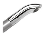 Borla Universal Polished Tip Single Round Turndown/Turnout (inlet 2 1/4in. Outlet 2 1/4in)