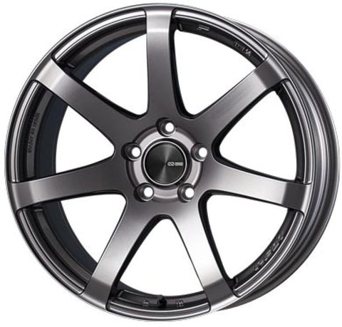 Enkei PF07 17x8.5 5x114.3 55mm Offset 75mm Bore Dark Silver Wheel