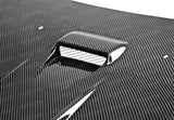 Seibon 08-12 Mitsubishi Lancer Evo X DV-Style Carbon Fiber Hood