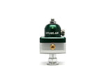 Fuelab 575 High Pressure Adjustable Mini FPR Blocking 25-65 PSI (1) -6AN In (2) -6AN Out - Green