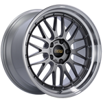 BBS LM 19x8.5 5x112 ET32 Diamond Black Center Diamond Cut Lip Wheel -82mm PFS/Clip Required