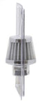K&N 2in Base OD x .375in Flange ID x 1.75in H Rubber Base Crankcase Vent Filter - White