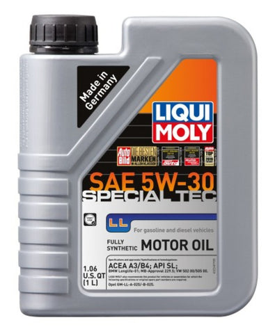LIQUI MOLY 1L Special Tec LL Motor Oil SAE 5W30 - Single