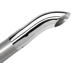 Borla Universal Polished Tip Single Round Turndown/Turnout (inlet 2 1/4in. Outlet 2 1/4in)