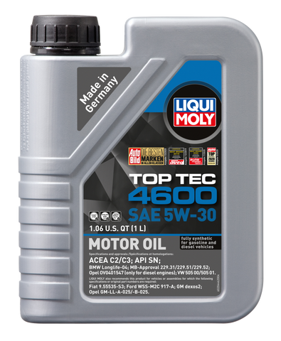 LIQUI MOLY 1L Top Tec 4600 Motor Oil SAE 5W30
