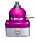 Fuelab 515 Carb Adjustable FPR Large Seat 1-3 PSI (2) -6AN In (1) -6AN Return - Purple