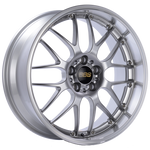 BBS RS-GT 19x10 5x120 ET25 Diamond Silver Center Diamond Cut Lip Wheel -82mm PFS/Clip Required