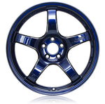 Gram Lights 57CR 18x9.5 +38 5-100 Eternal Blue Pearl Wheel (Minimum Order Quantity 20)
