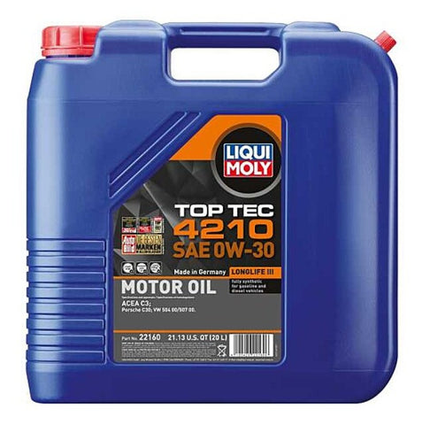 LIQUI MOLY 20L Top Tec 4210 Motor Oil SAE 0W30