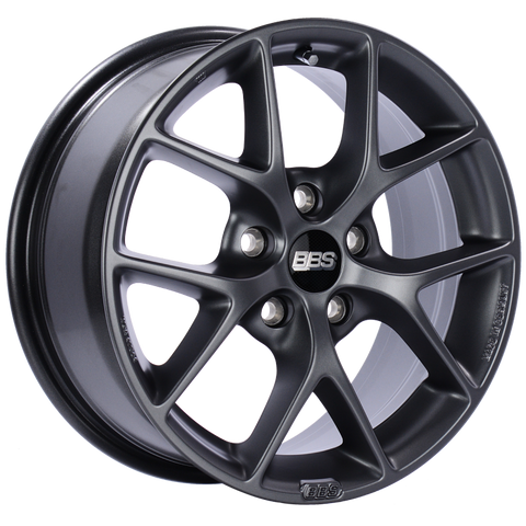 BBS SR 16x7 5x120 ET36 Satin Grey Wheel -82mm PFS/Clip Required